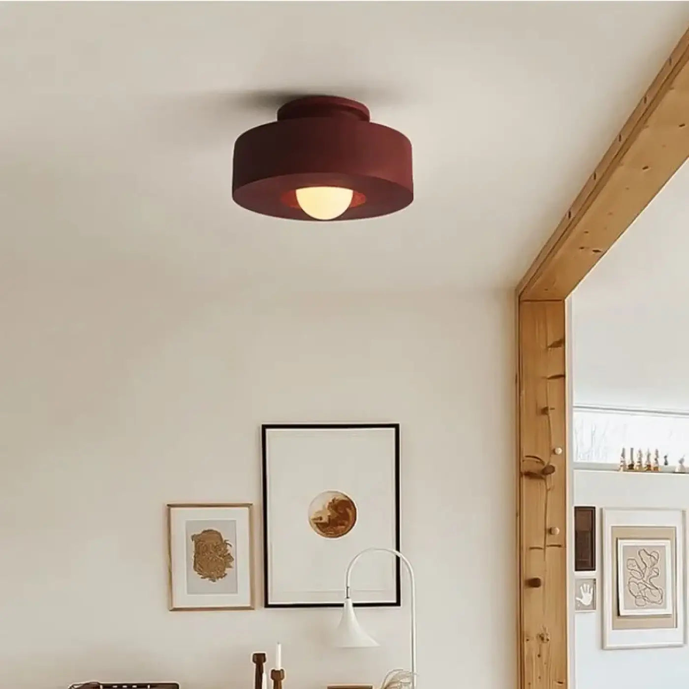 Plafonnier Terracotta Design Contemporain - Dalumea - vue 1