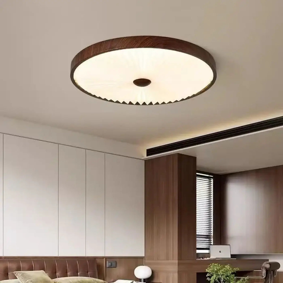 Plafonnier Design Rond Lumière Douce - Dalumea - vue 1