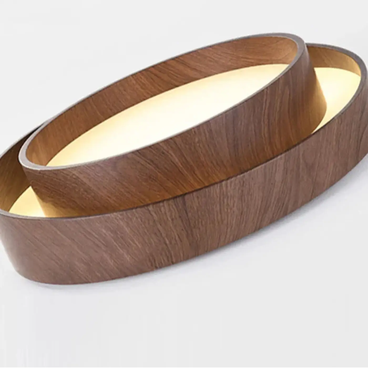 Plafonnier Rond Bois Design - Dalumea - vue 3