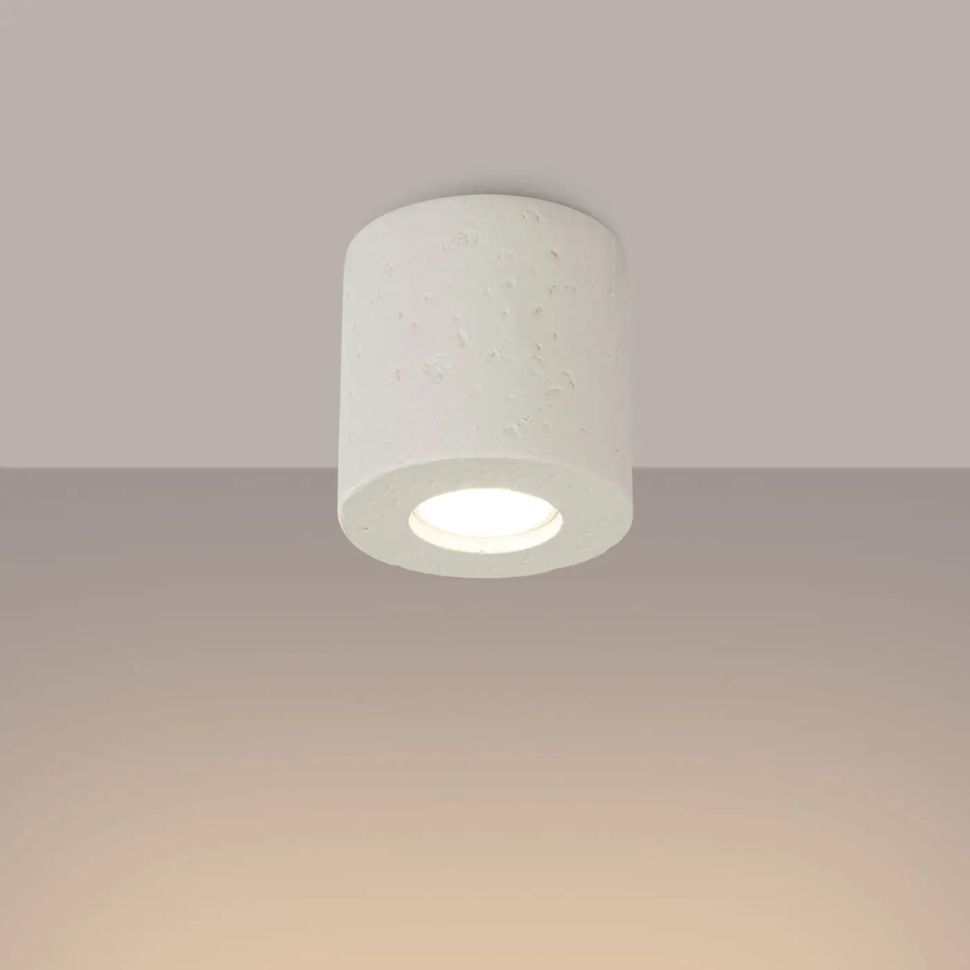 Plafonnier Béton Cylindrique Minimaliste - Dalumea - vue 1