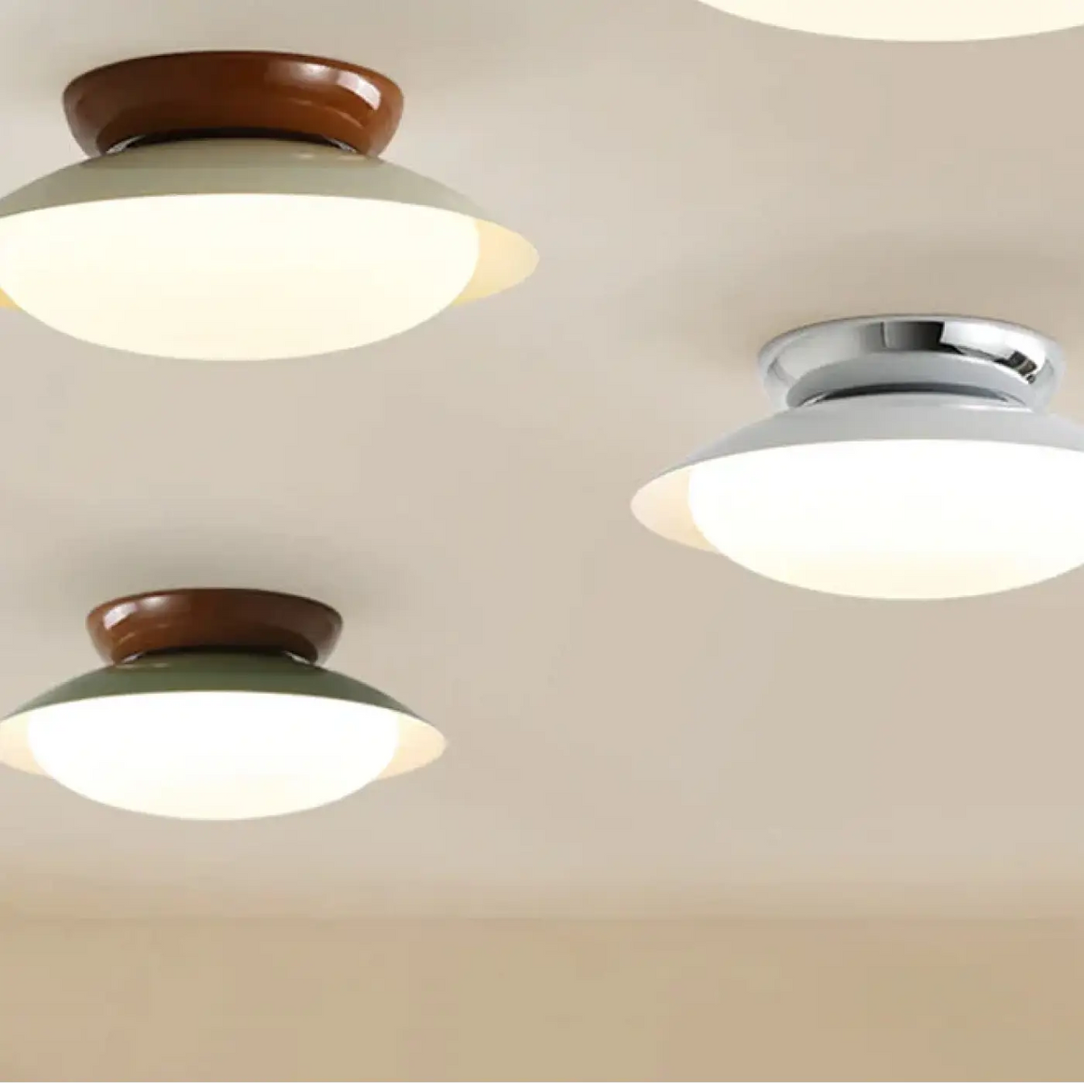 Plafonnier LED Métal Design Épuré - Dalumea - vue 3