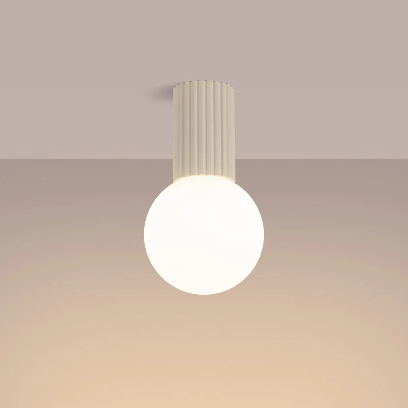Plafonnier Beige Minimaliste - Dalumea - vue 1