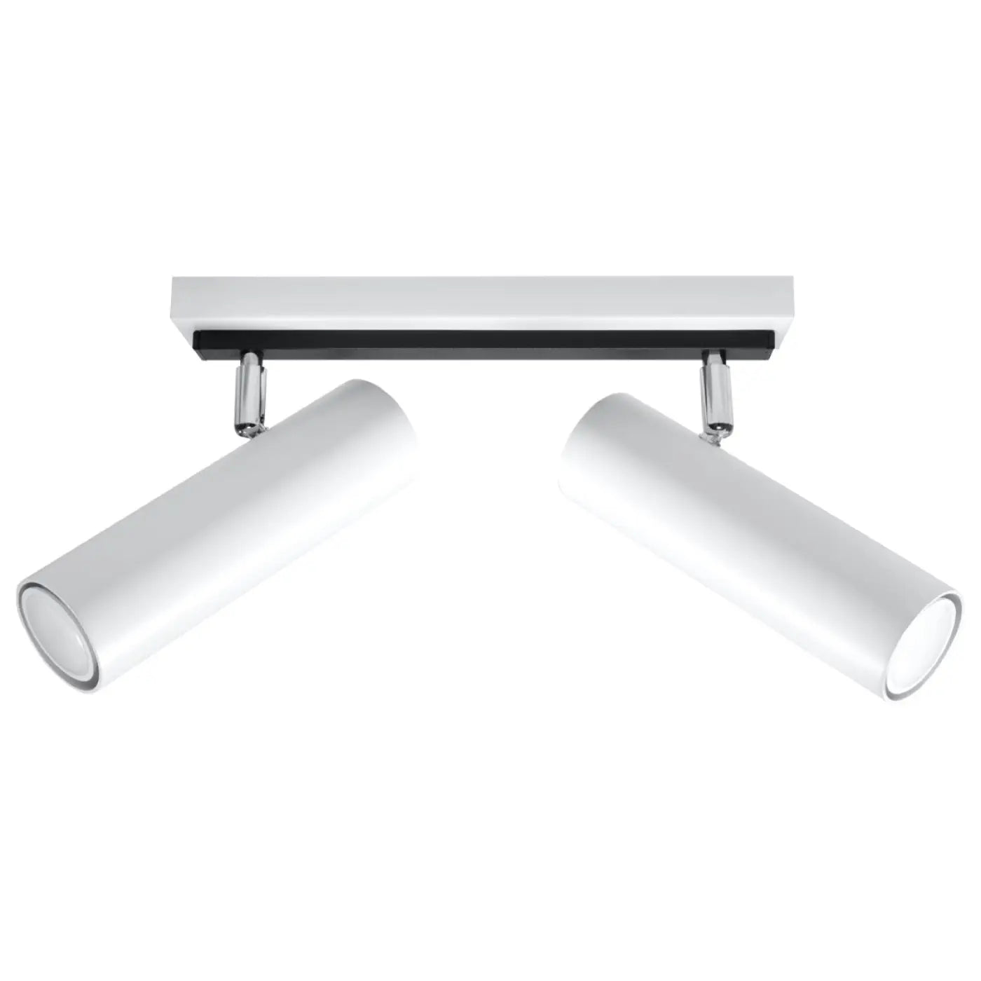 Plafonnier 2 Spots Orientables Blanc - Dalumea - vue 3