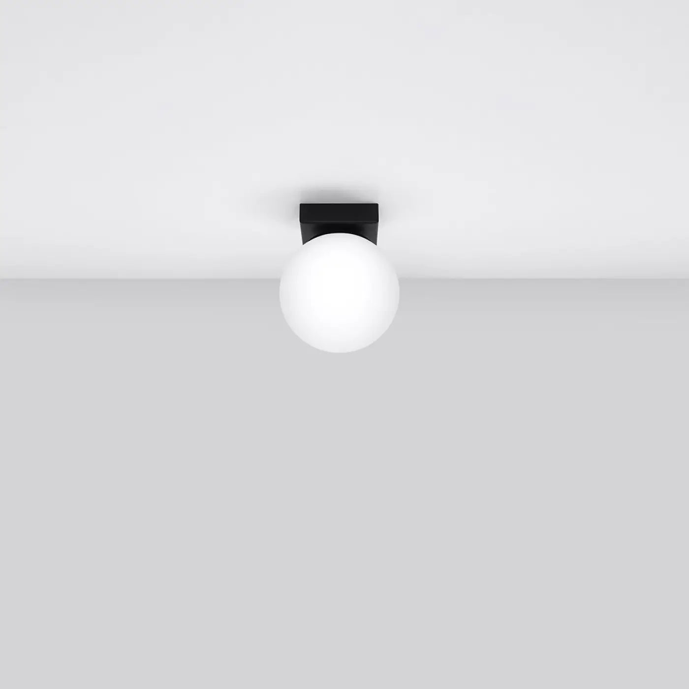 Plafonnier Globe Noir Minimaliste - Dalumea - vue 2