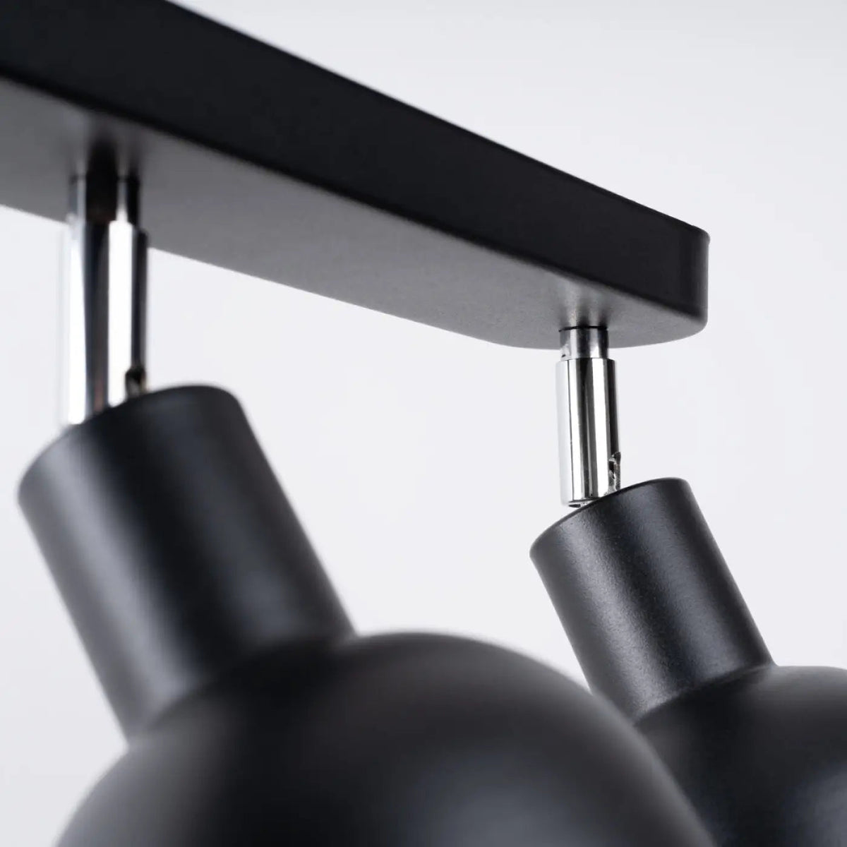 Plafonnier Noir 3 Spots Orientables - Dalumea - vue 6