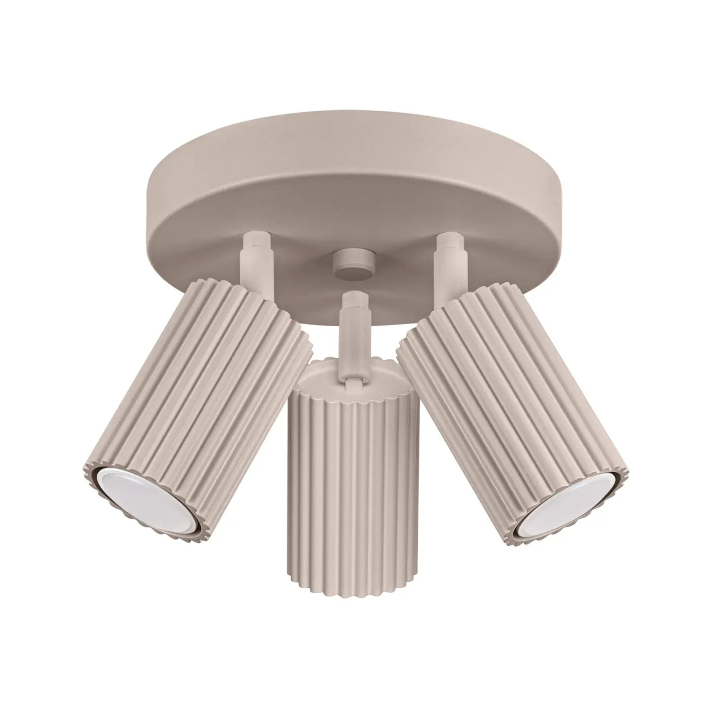 Plafonnier 3 Spots Orientables Taupe - Dalumea - vue 6