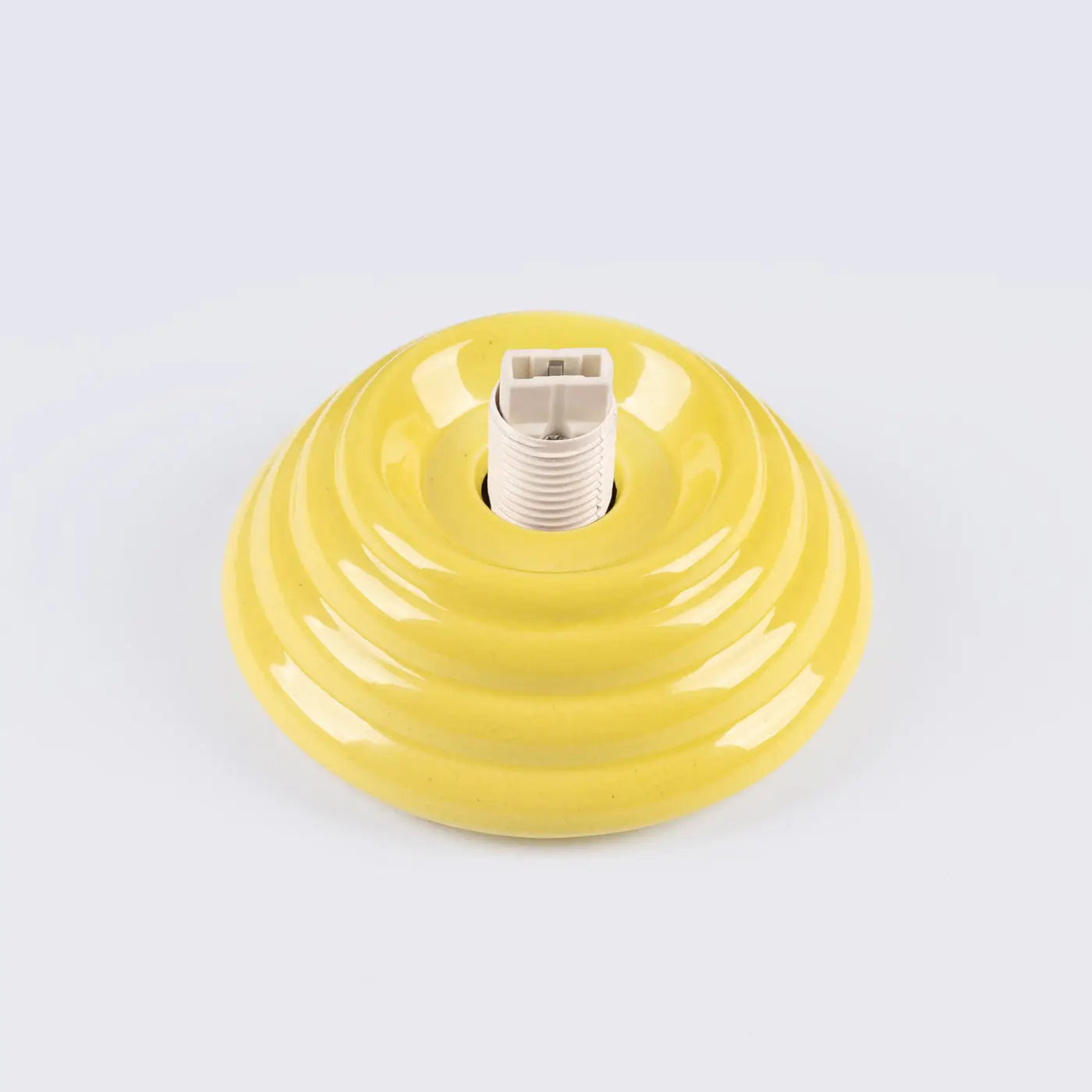 Plafonnier Boule Opaline Jaune - Dalumea - vue 5