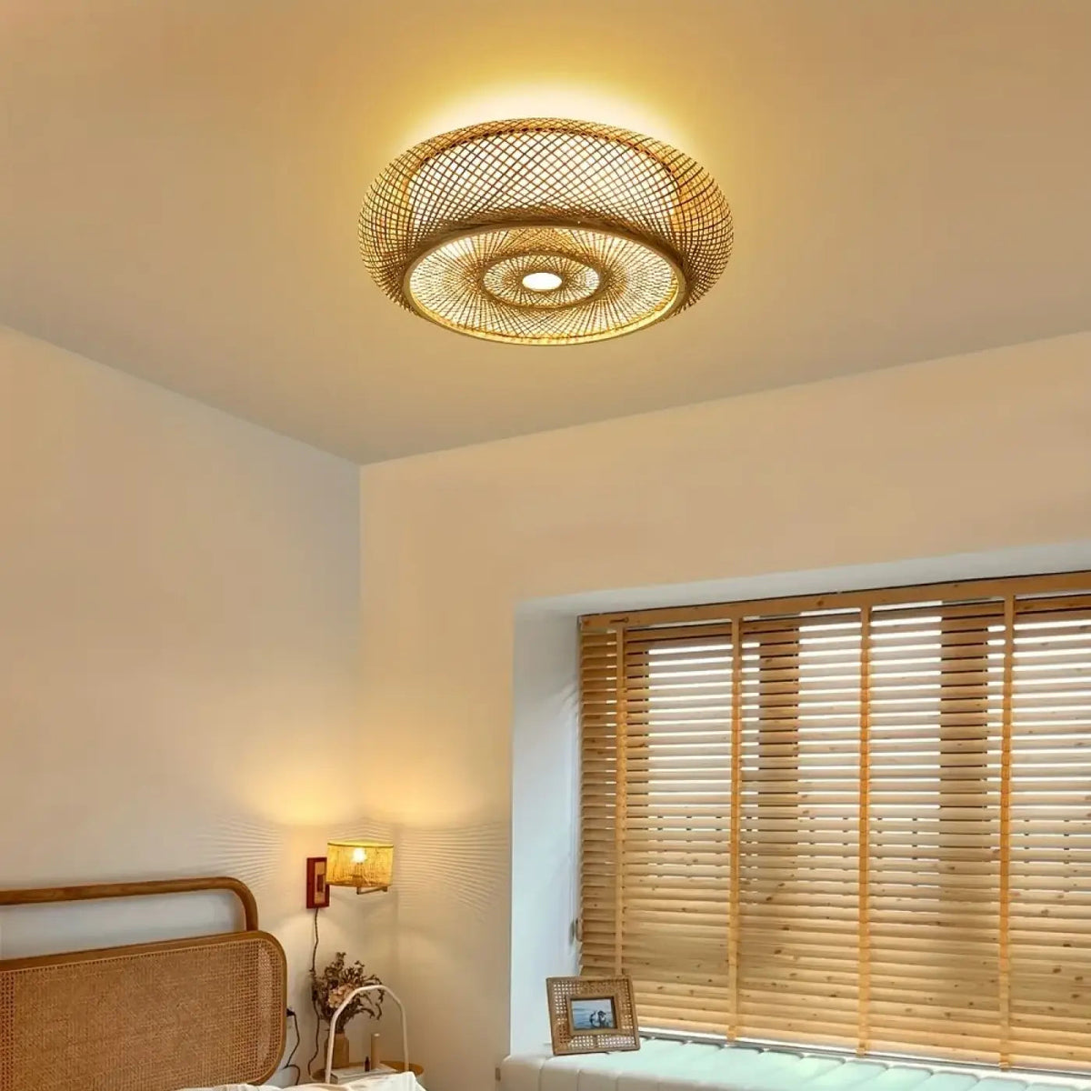 Plafonnier Tissé LED Design - Dalumea - vue 3