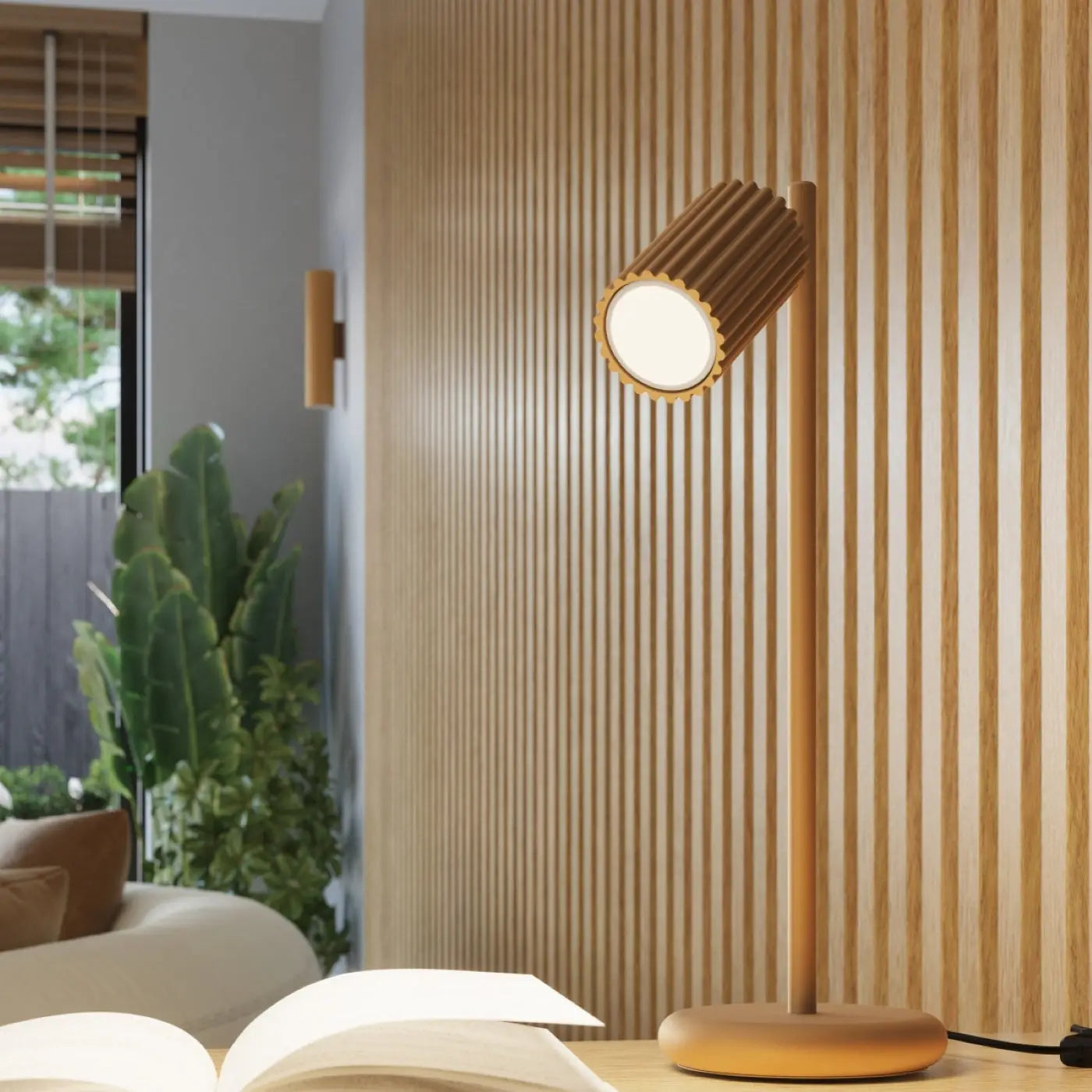 Plafonnier luminaire plafonnier or a 3 spots canneles design moderne - or - Dalumea - vue 11