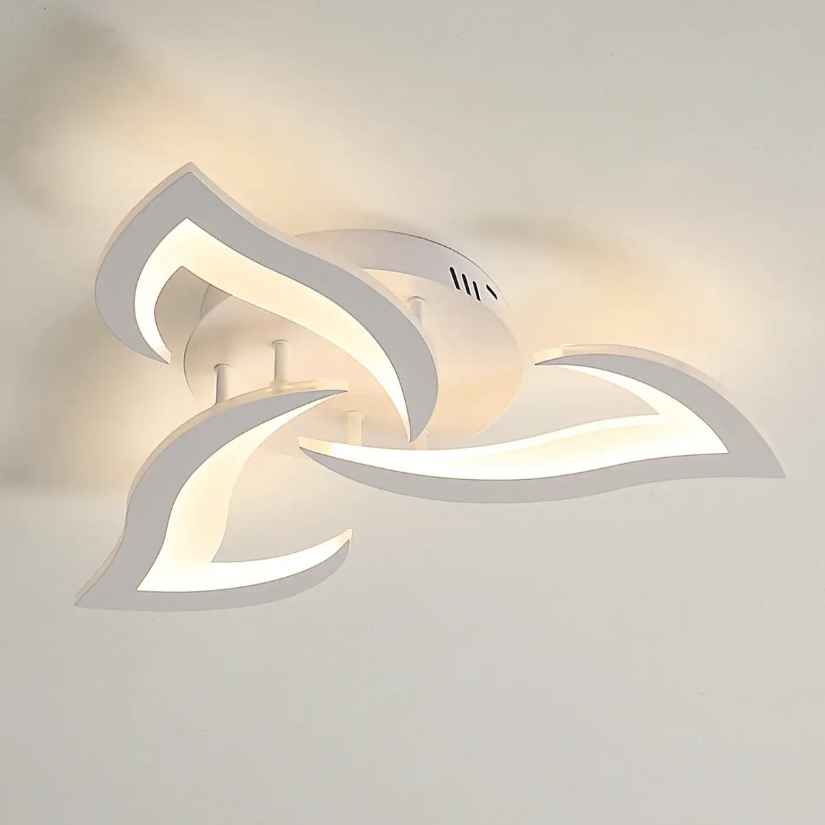 Plafonnier LED Blanc Design Moderne - Dalumea - vue 3