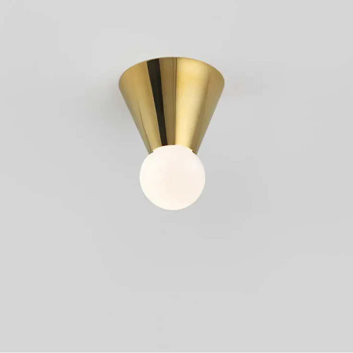 Plafonnier Minimaliste Laiton Brossé - Dalumea - vue 6