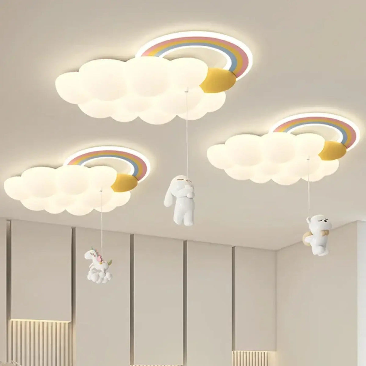 Plafonnier Enfant Nuage LED - Dalumea - vue 5