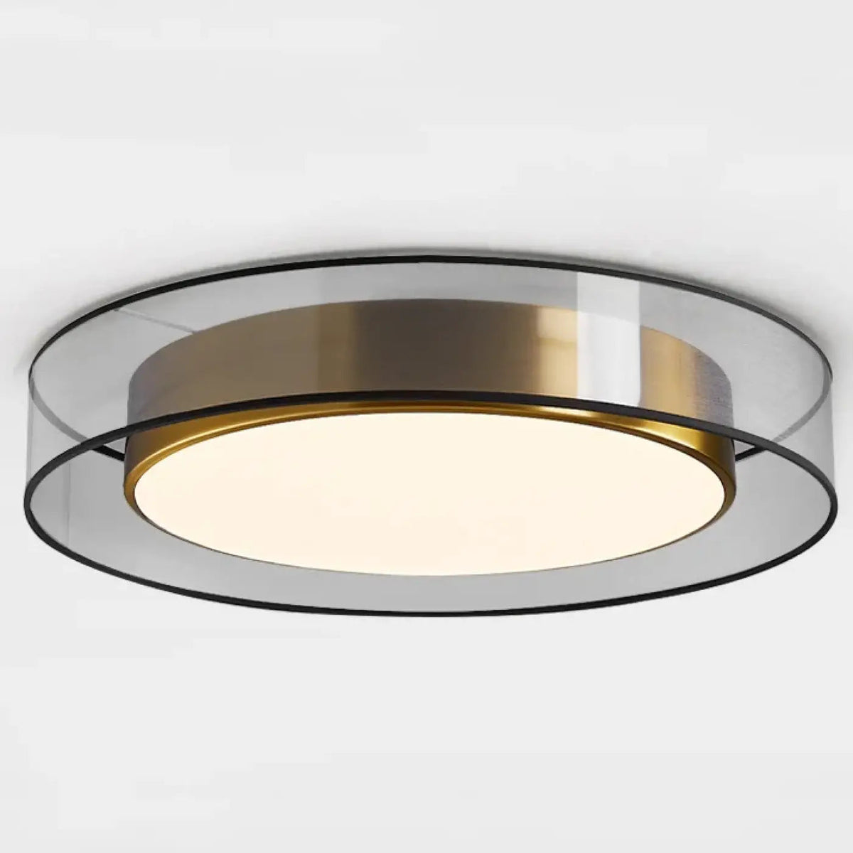 Plafonnier LED Rond Design Transparent - Dalumea - vue 5