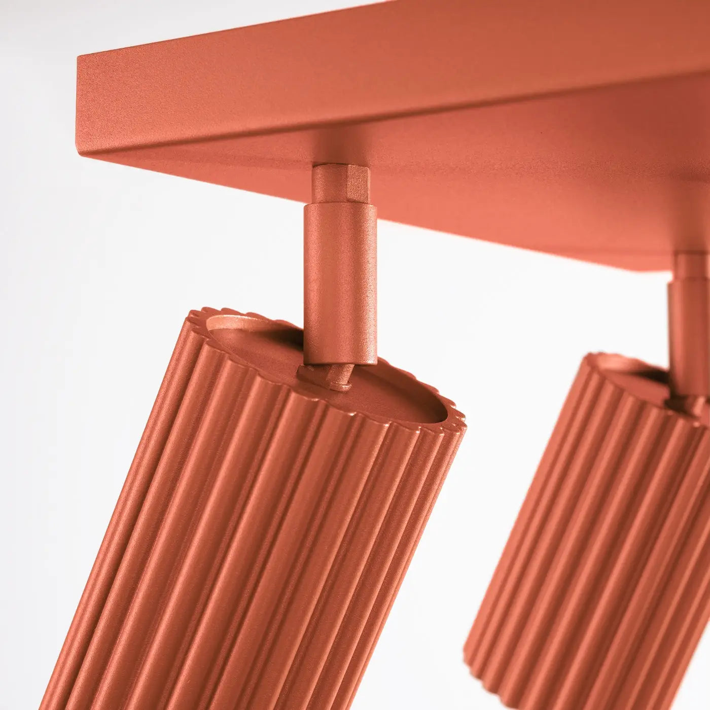 Plafonnier 4 Spots Rouge Ocre - Dalumea - vue 6