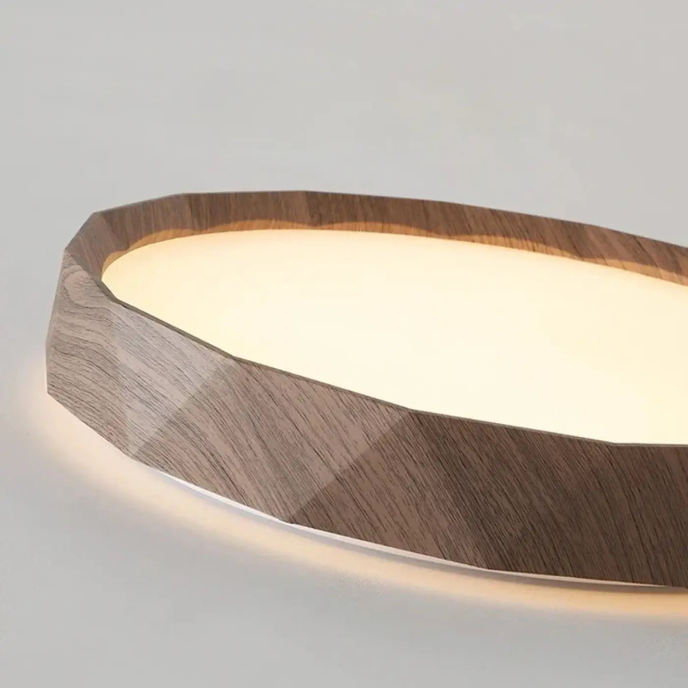 Plafonnier Métal Effet Bois LED - Dalumea - vue 6