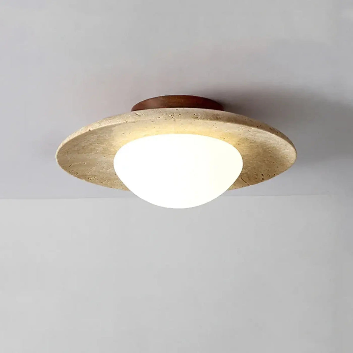 Plafonnier Béton LED Moderne - Dalumea - vue 2