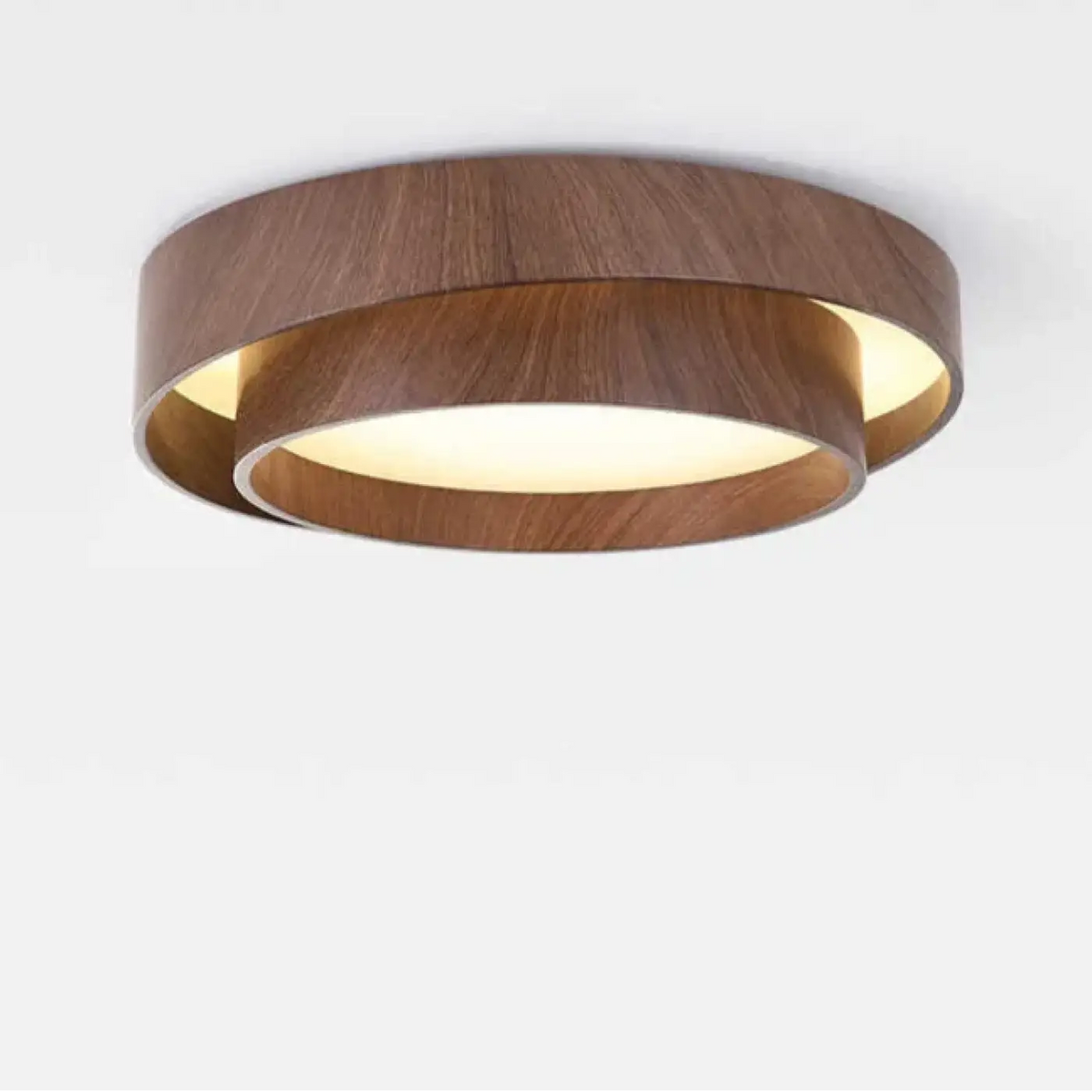 Plafonnier Rond Bois Design - Dalumea - vue 1