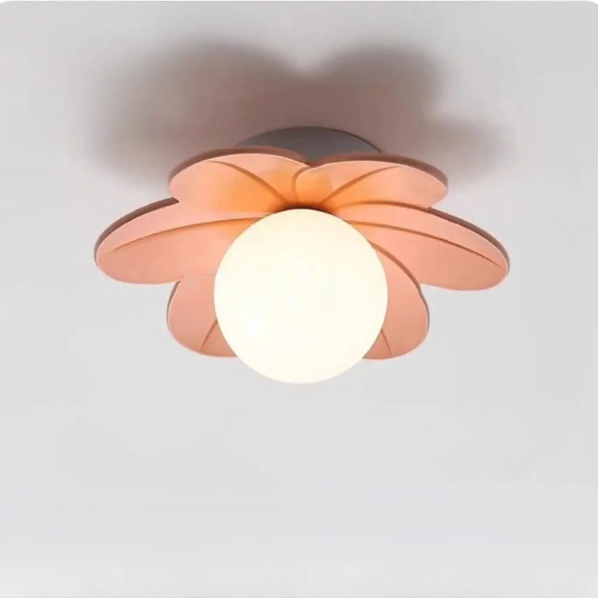 Plafonnier Floral Verre Blanc - Dalumea - vue 6