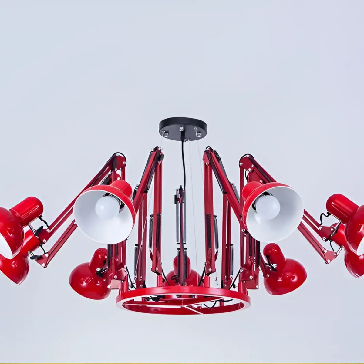 Plafonnier LED Orientable Noir Design - Dalumea - vue 8