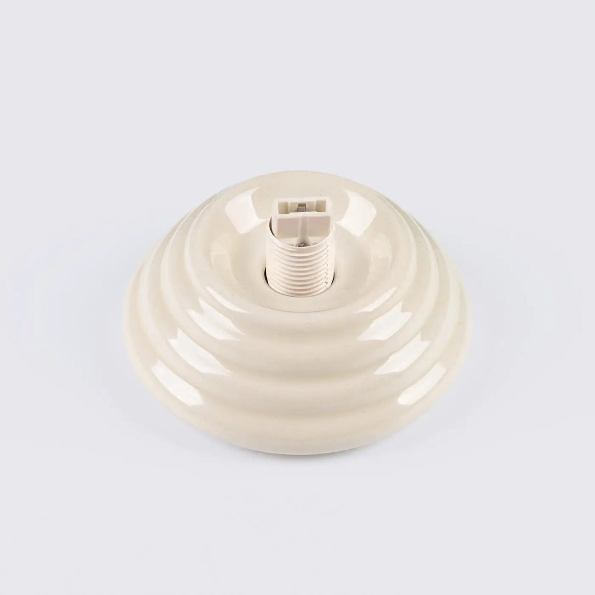 Plafonnier Boule Opaline Beige - Dalumea - vue 5
