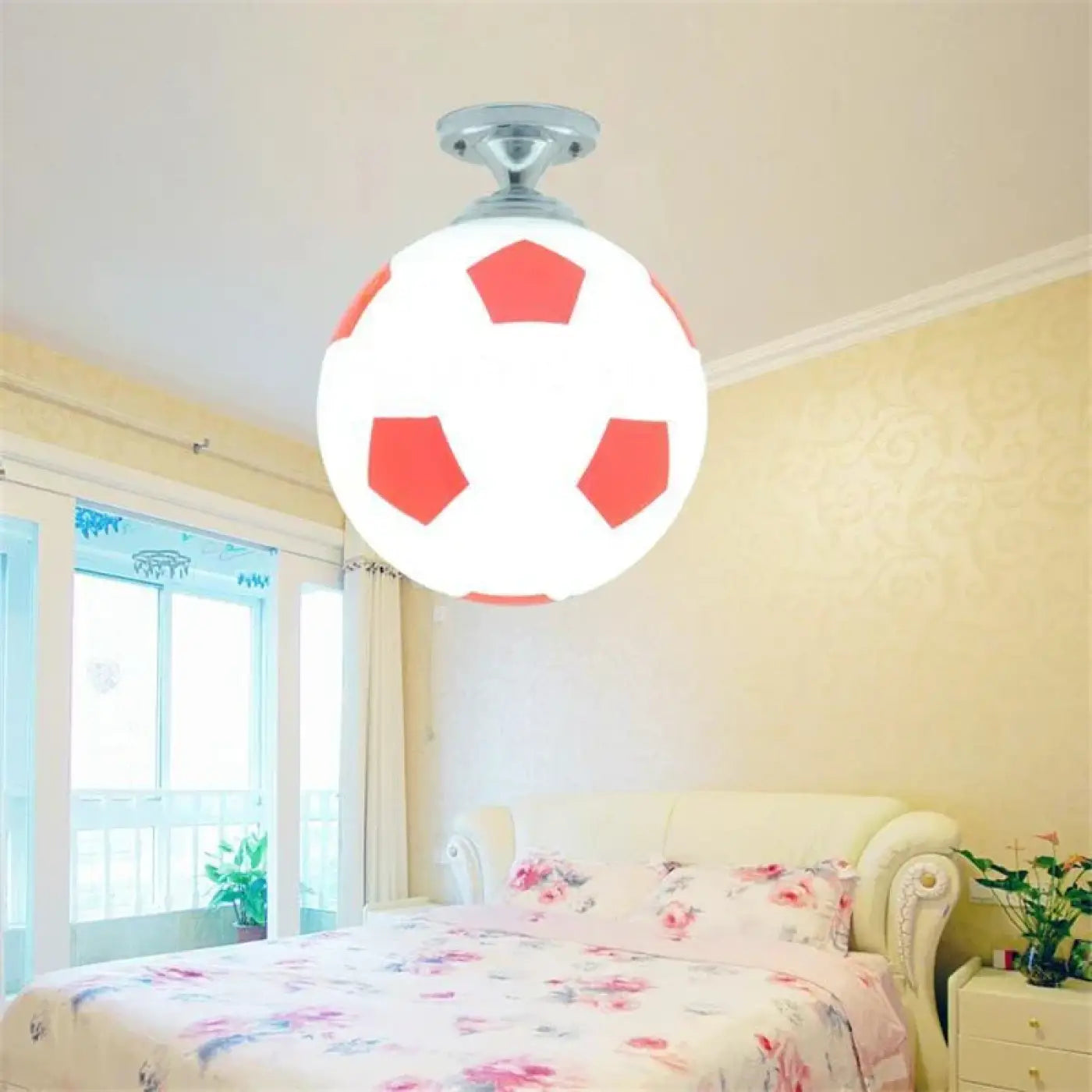 Plafonnier Ballon de Foot Chambre Enfant - Dalumea - vue 7