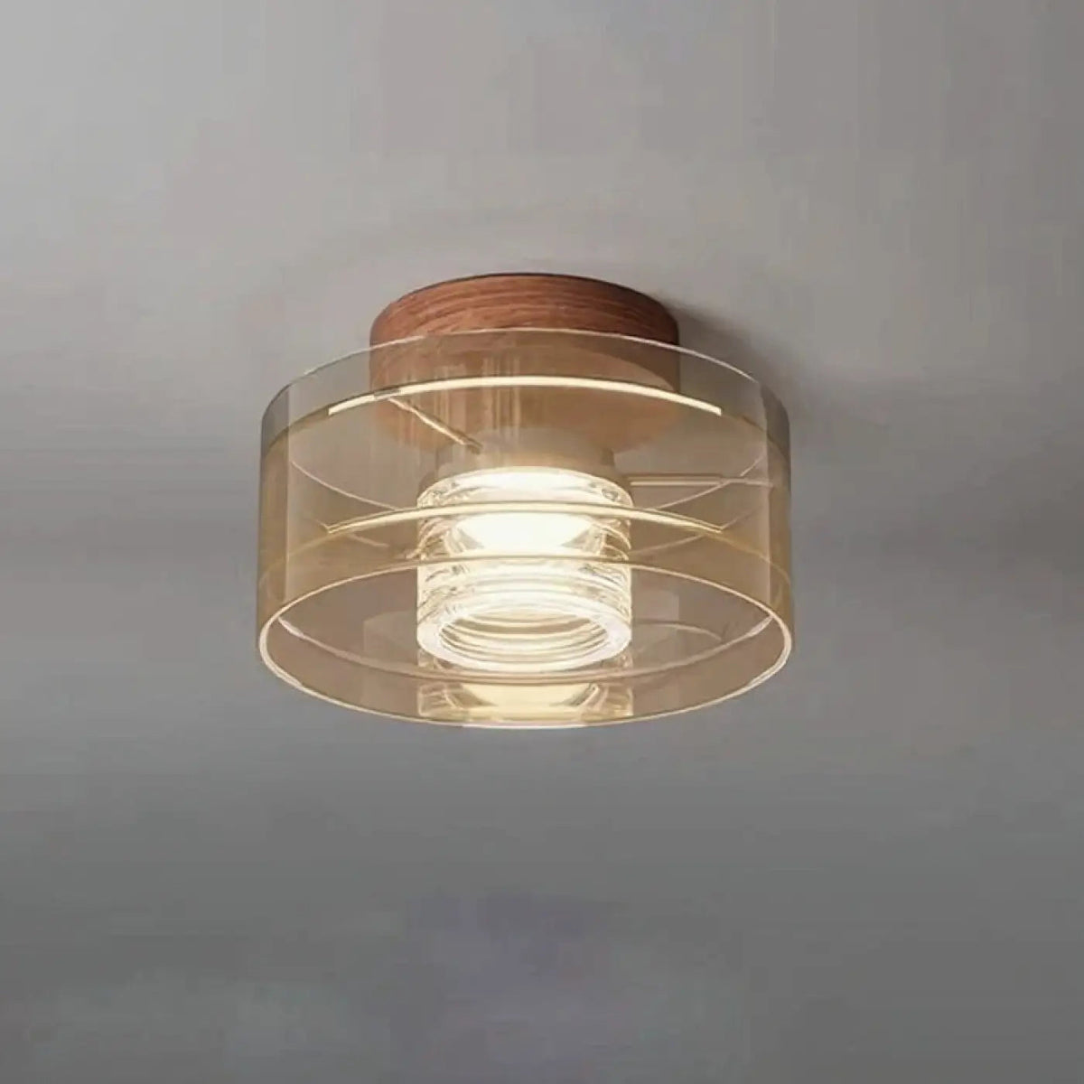 Plafonnier Moderne Abat-Jour Transparent - Dalumea - vue 6