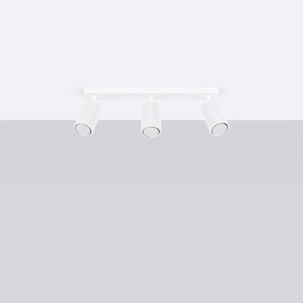 Plafonnier 3 Spots Blanc Moderne