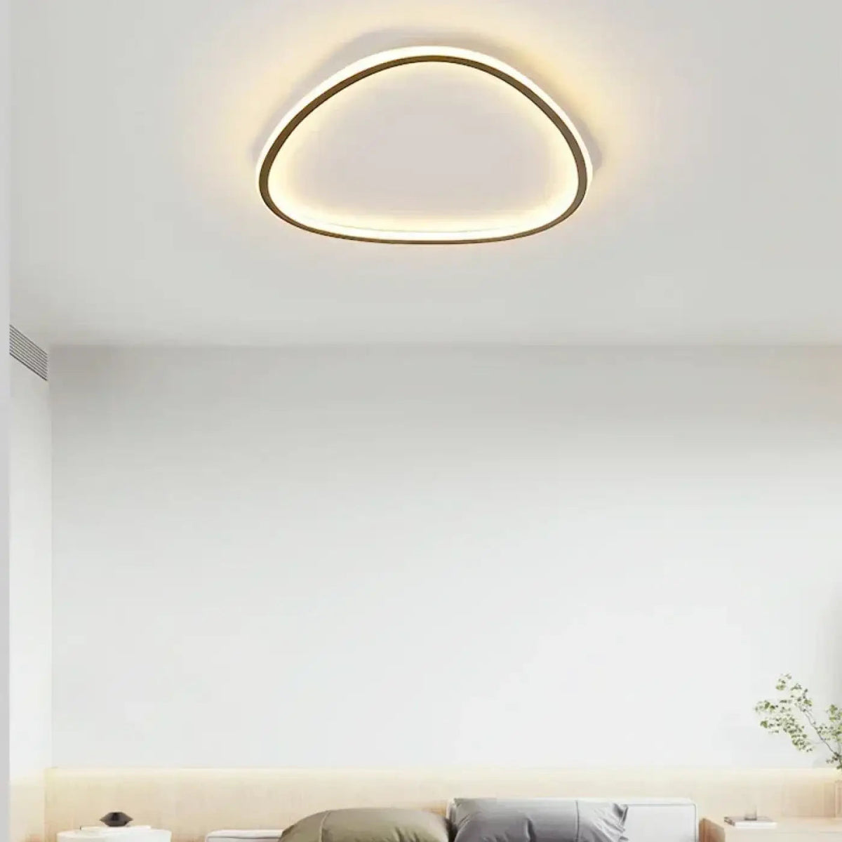 Plafonnier LED Design Organique Asymétrique - Dalumea - vue 5