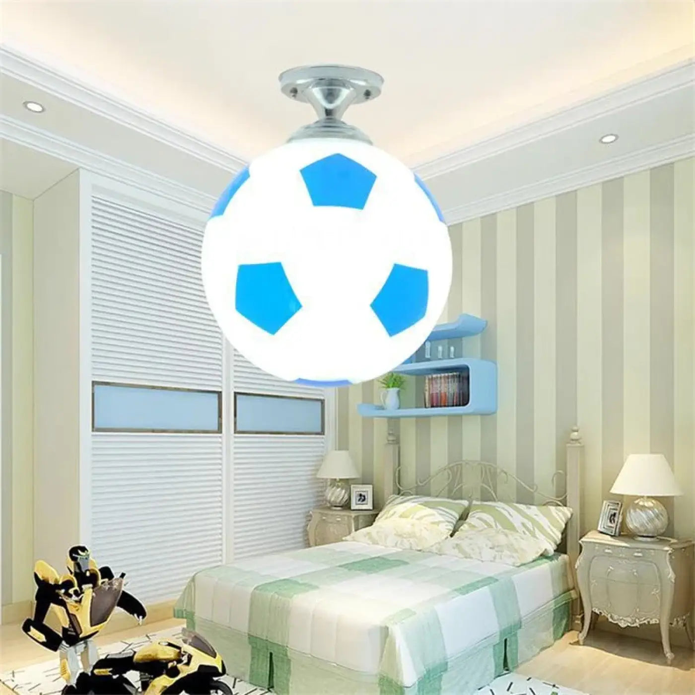 Plafonnier Ballon de Foot Chambre Enfant - Dalumea - vue 9