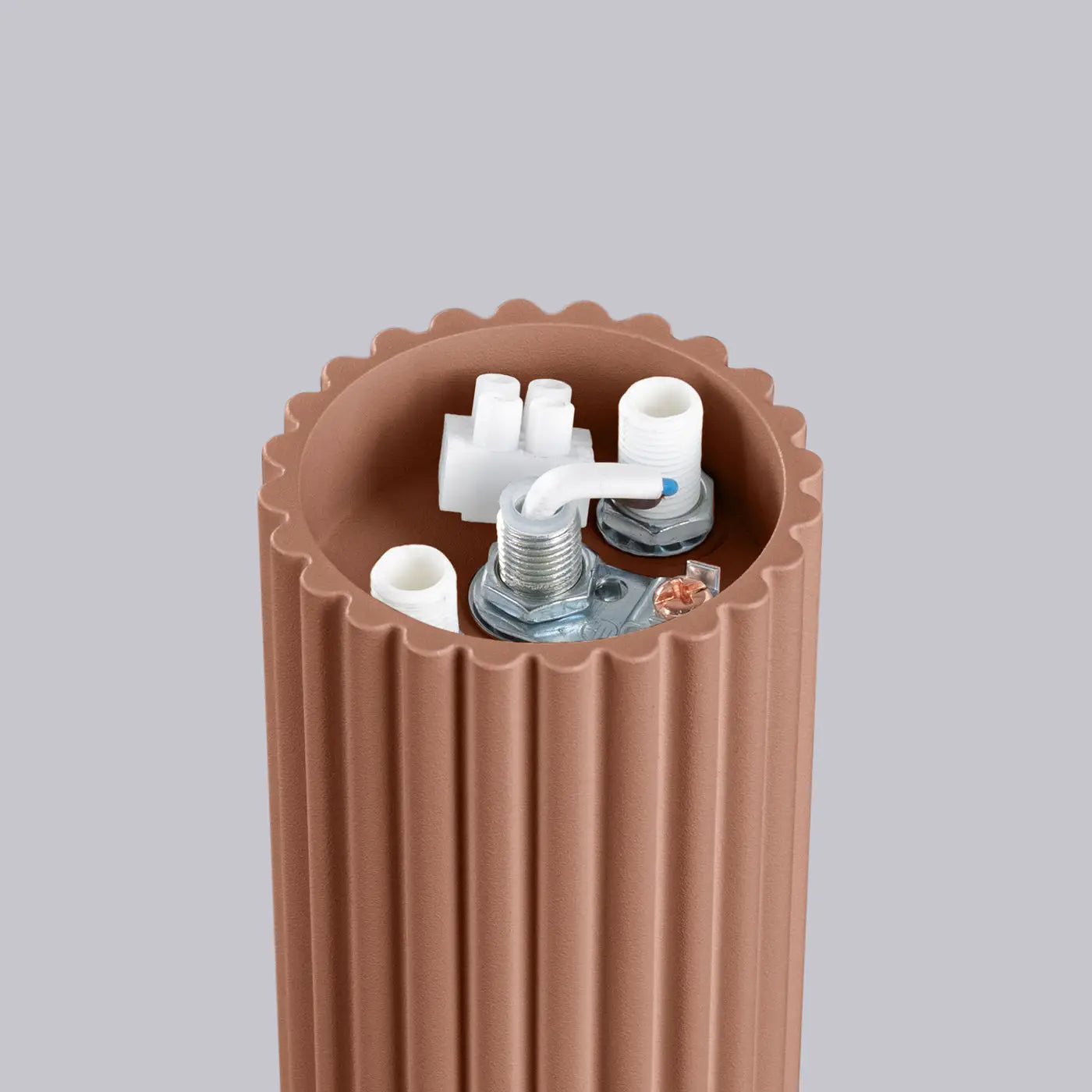 Plafonnier Minimaliste Moka Globe Opalin - Dalumea - vue 4