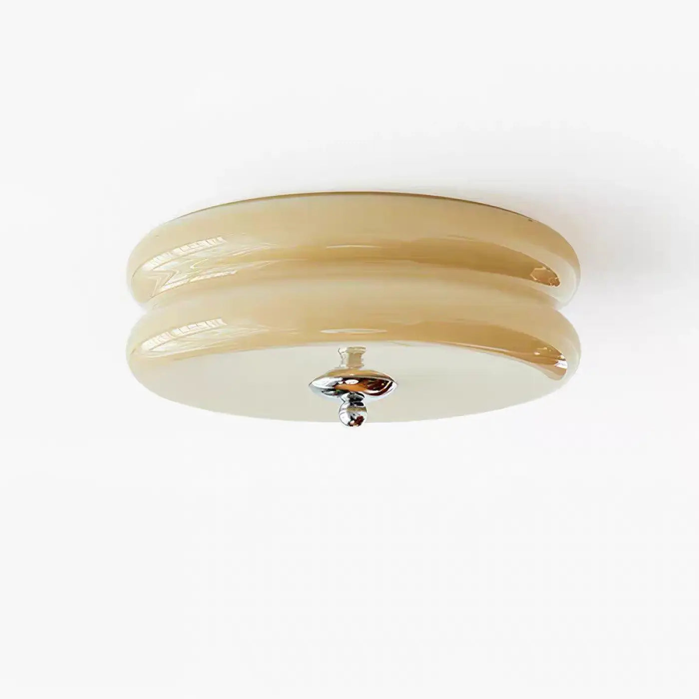 Plafonnier Vintage Verre Style Années 70 - Dalumea - vue 5