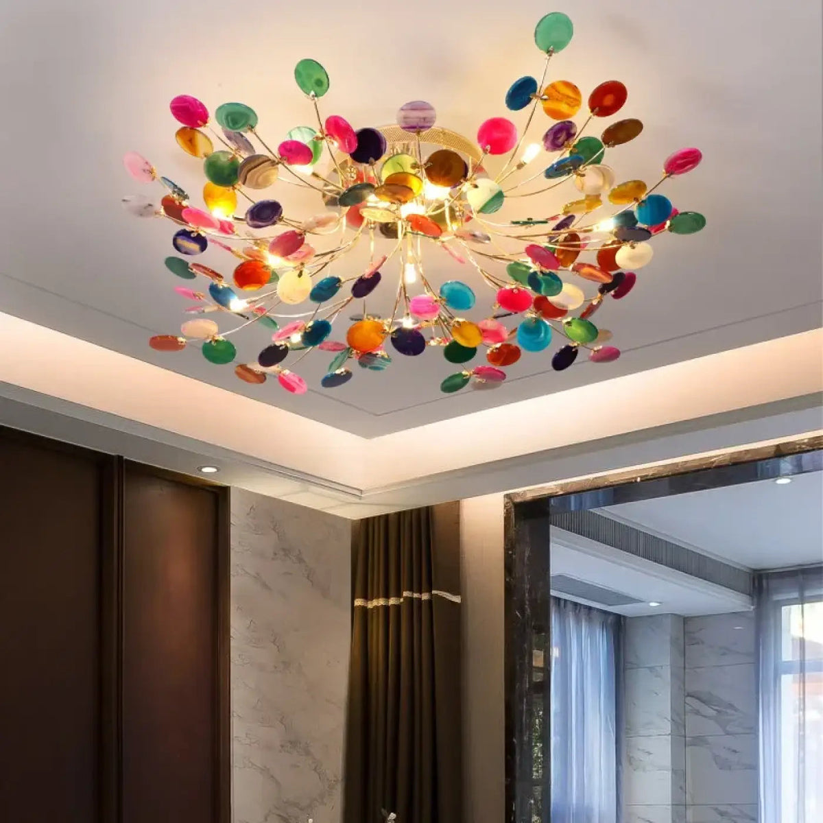 Plafonnier Design Multicolore Chic - Dalumea - vue 3