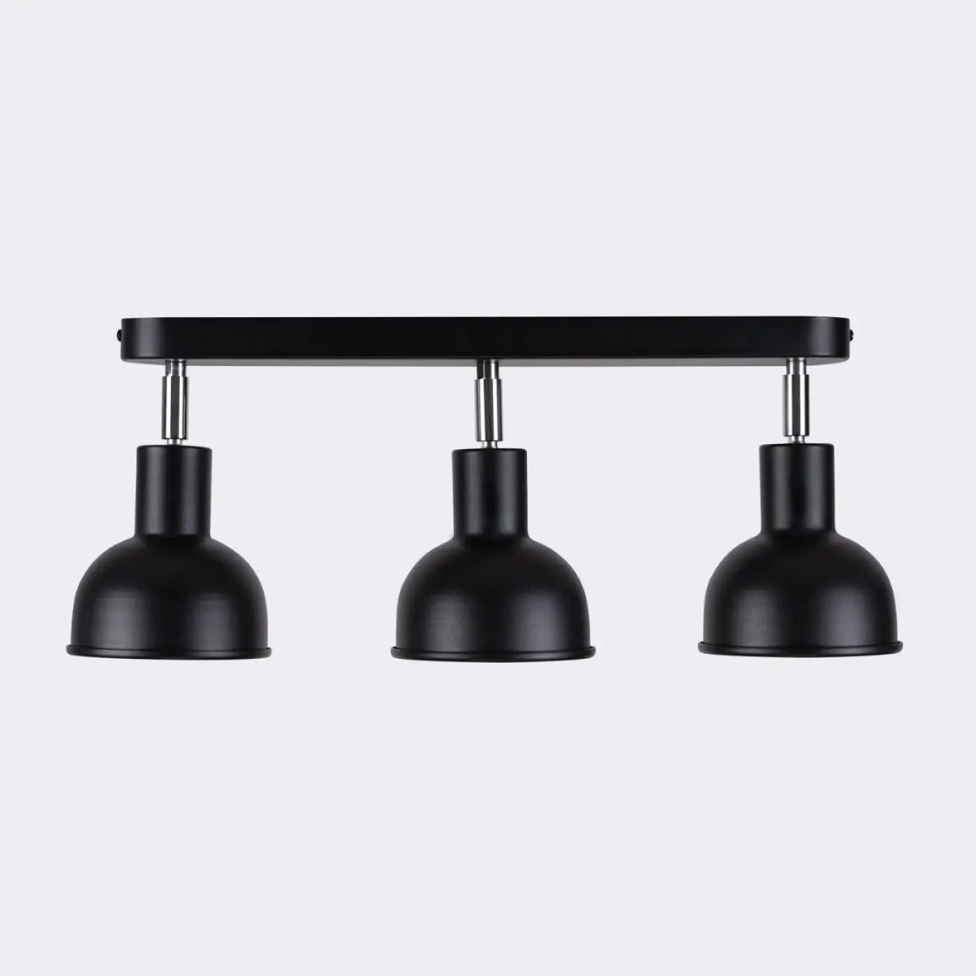 Plafonnier Noir 3 Spots Orientables - Dalumea - vue 9