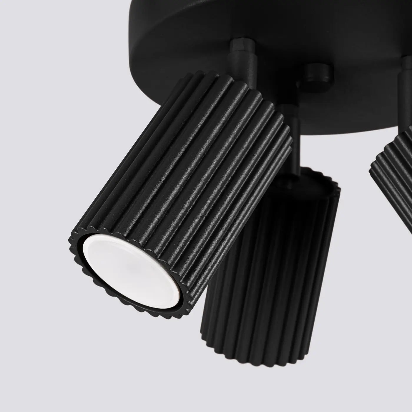 Plafonnier 3 Spots Noir Design - Dalumea - vue 4