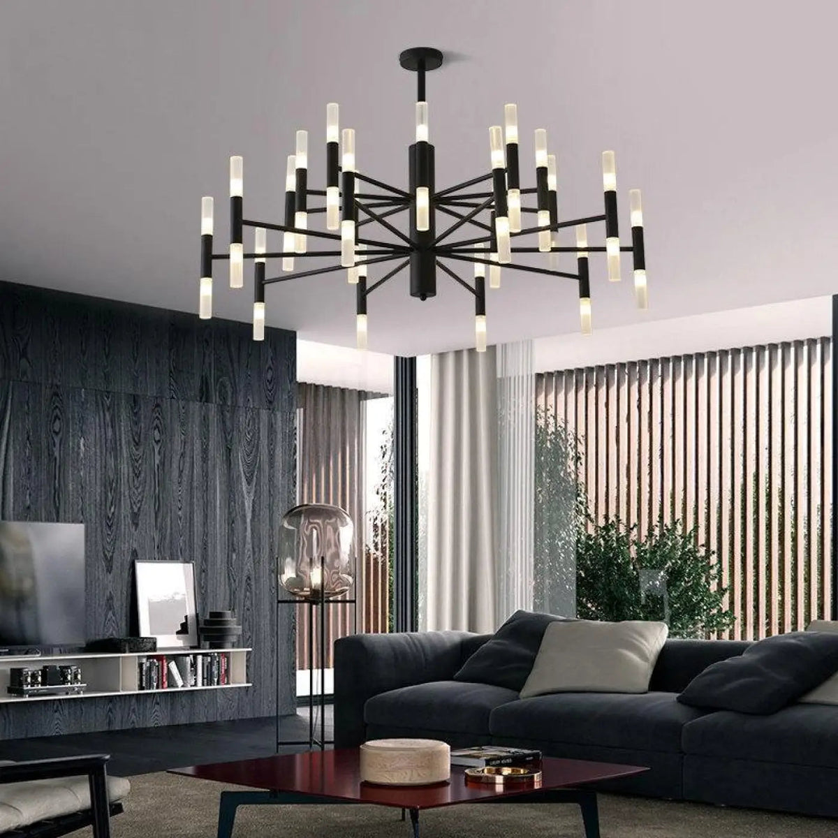 Grand Plafonnier LED Design - Dalumea - vue 2