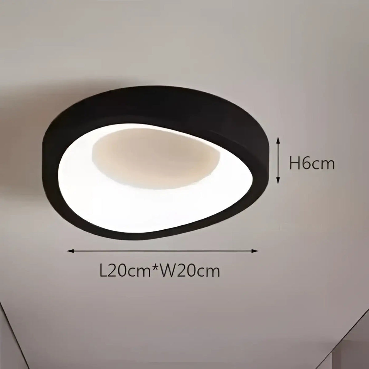 Plafonnier Bois LED Moderne - Dalumea - vue 7