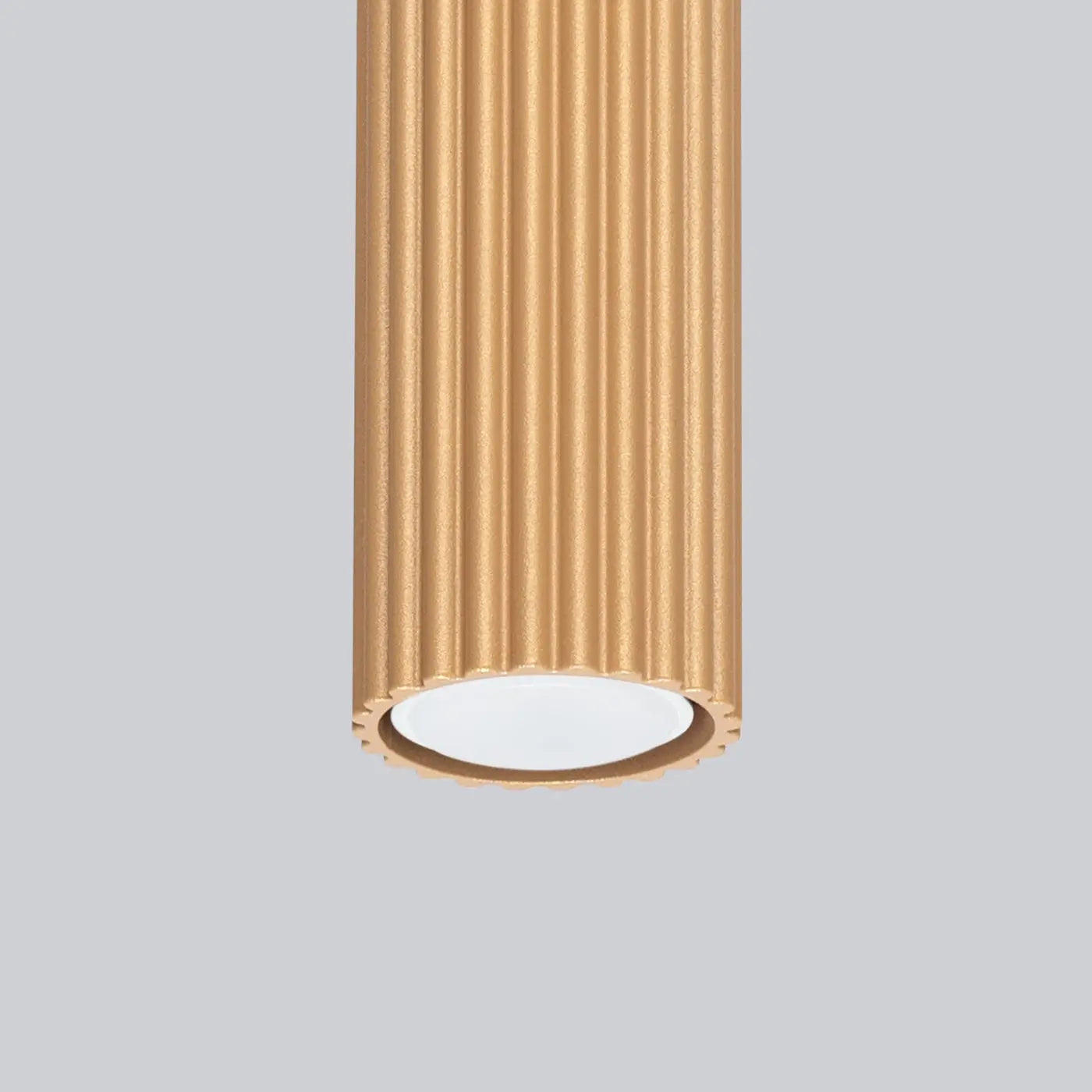 Plafonnier Cylindrique Doré Moderne - Dalumea - vue 6