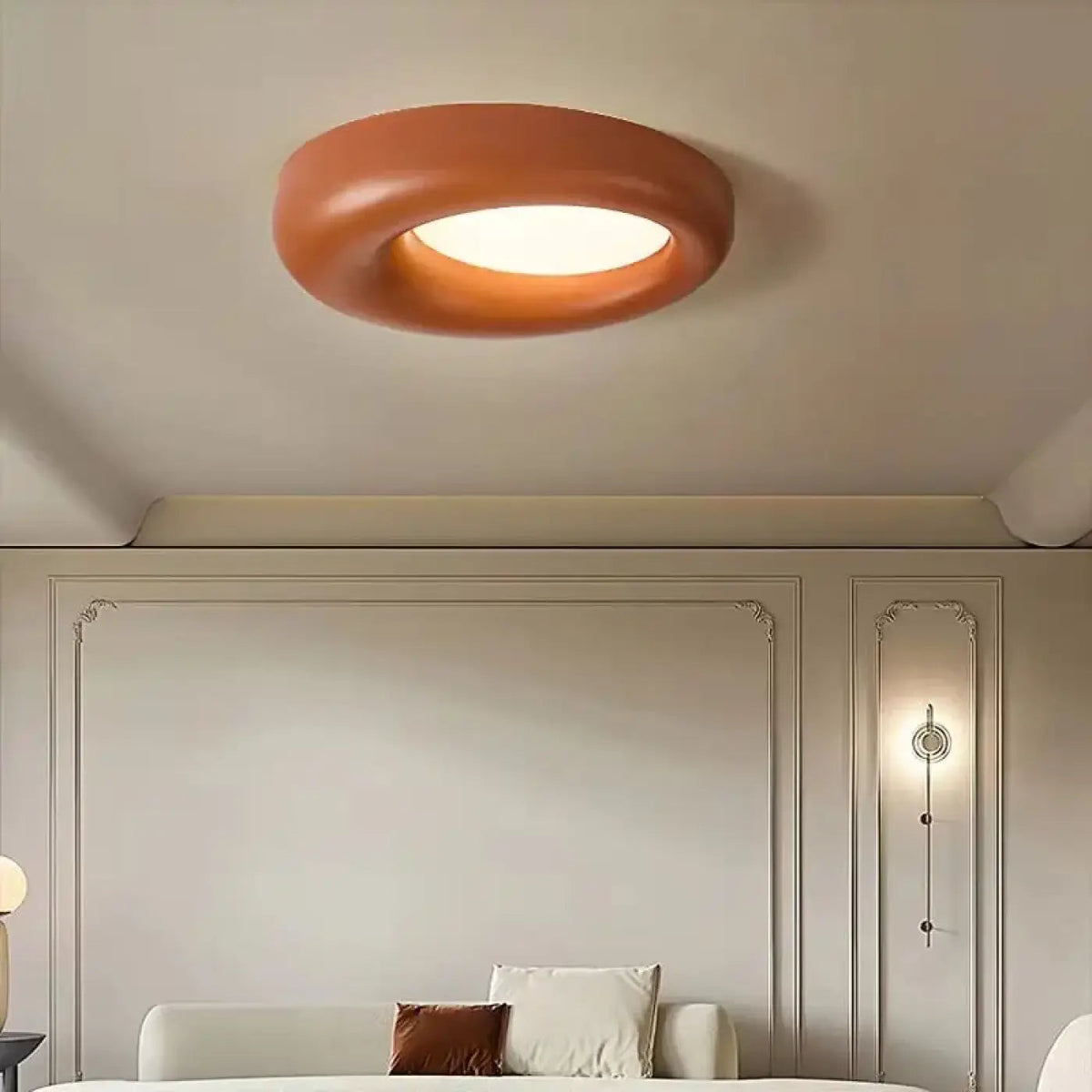 Plafonnier Design Organique Courbes Douces - Dalumea - vue 3