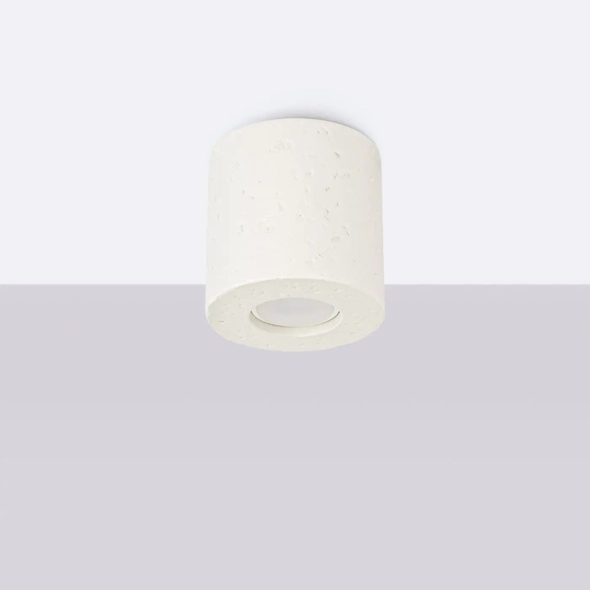 Plafonnier Béton Cylindrique Minimaliste