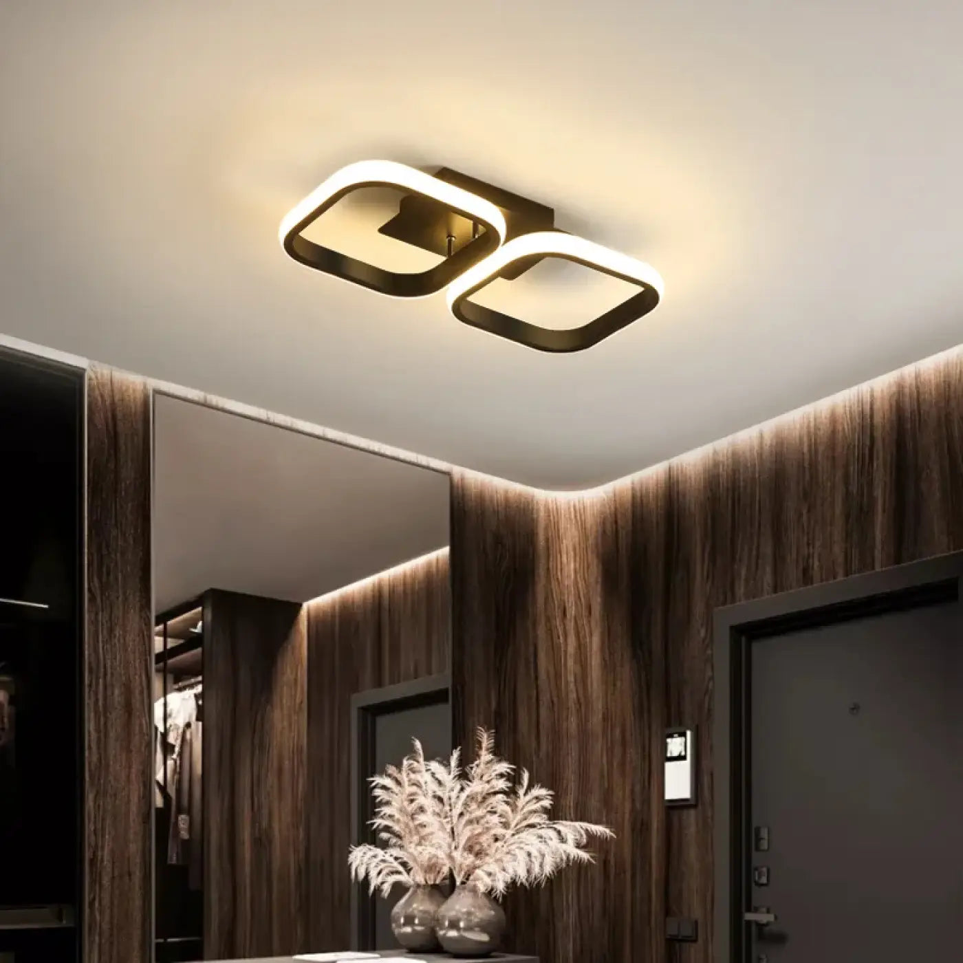 Plafonnier LED Géométrique Minimaliste - Dalumea - vue 2