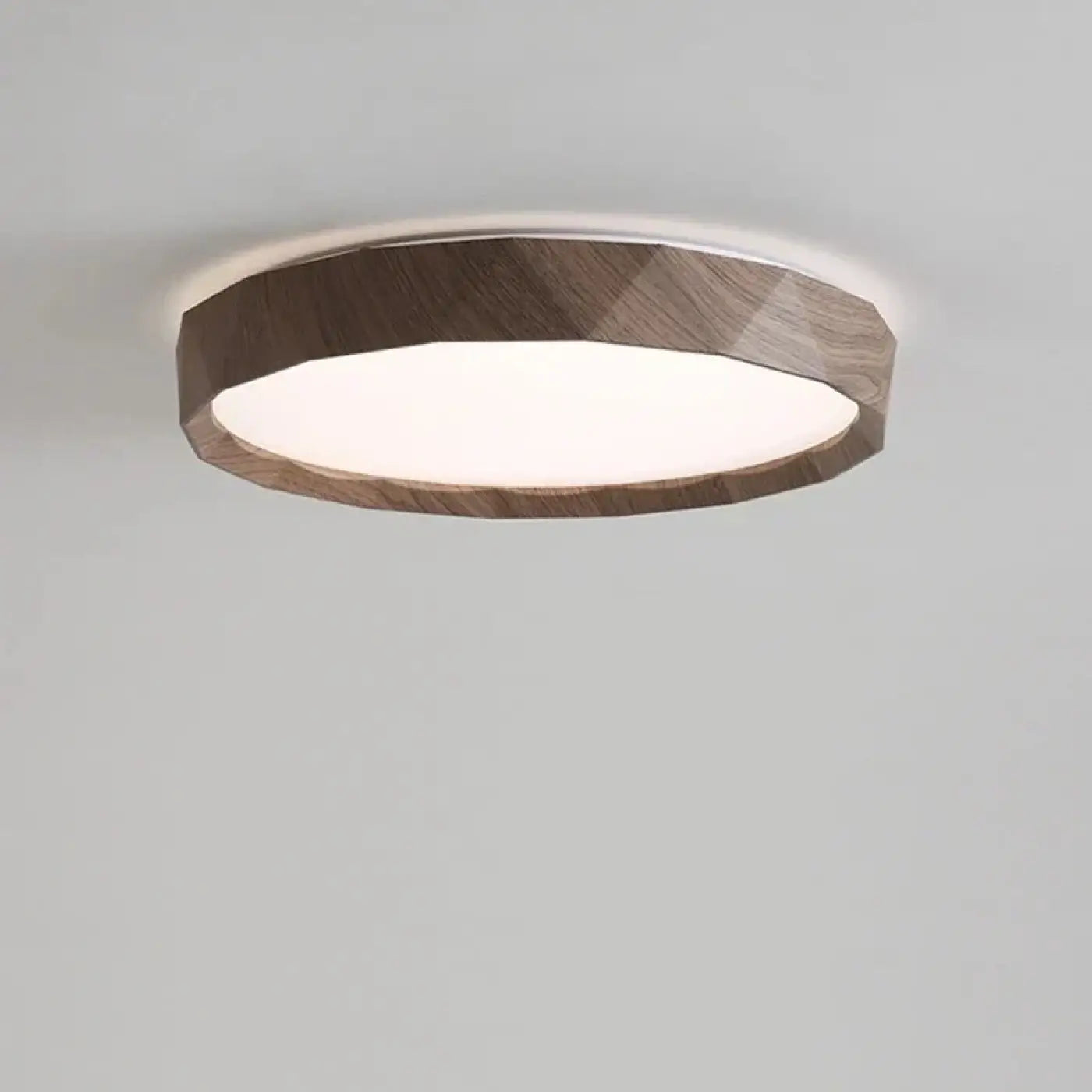Plafonnier Métal Effet Bois LED - Dalumea - vue 2