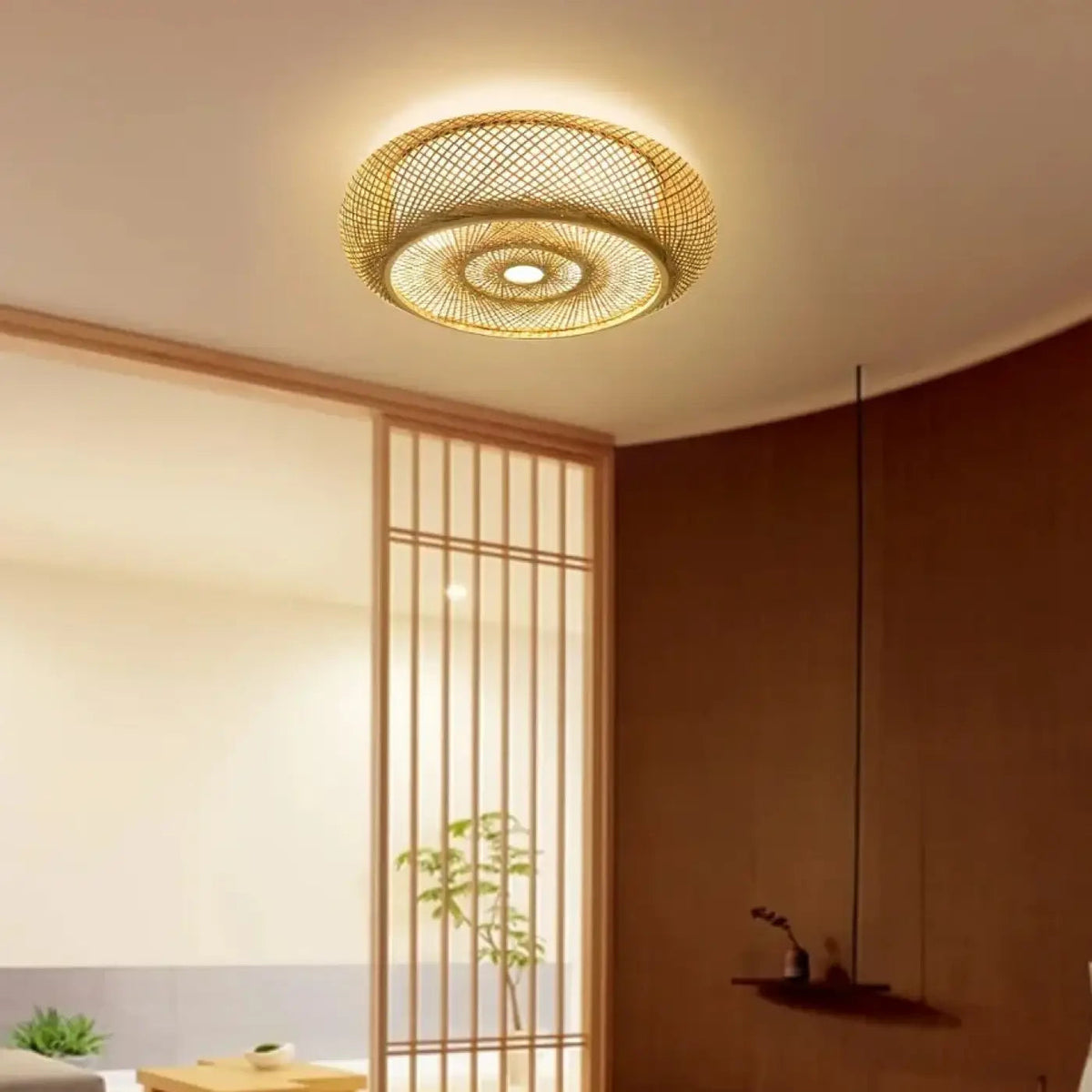 Plafonnier Tissé LED Design