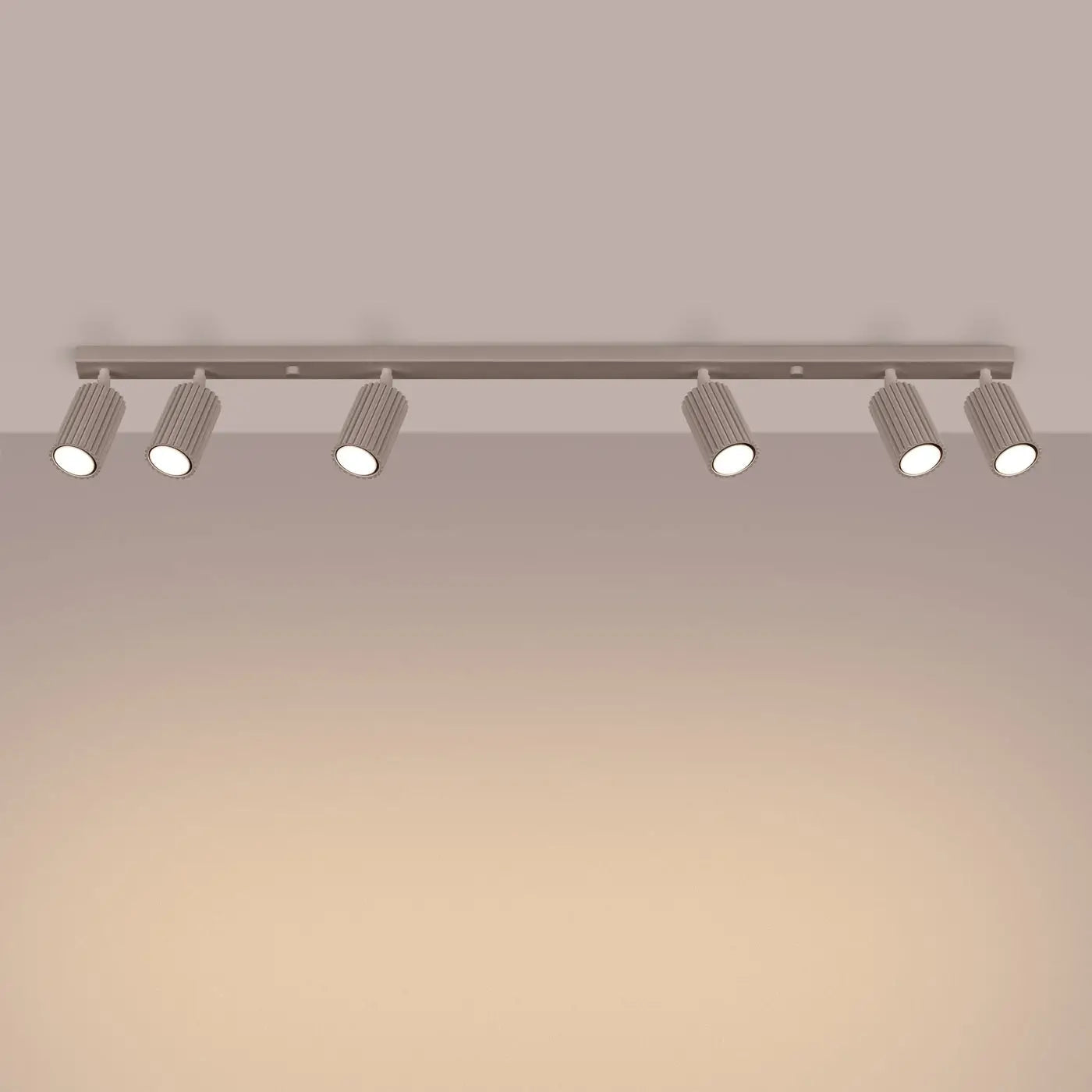Plafonnier Spots Orientables Taupe - Dalumea - vue 1