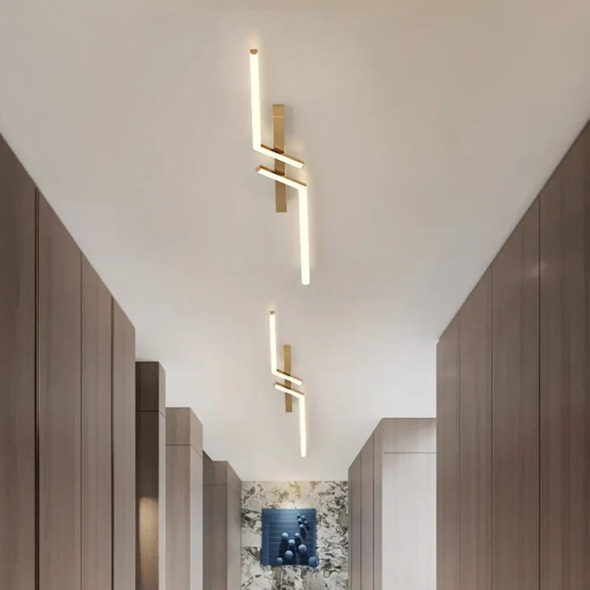 Plafonnier LED Linéaire Moderne - Dalumea - vue 3