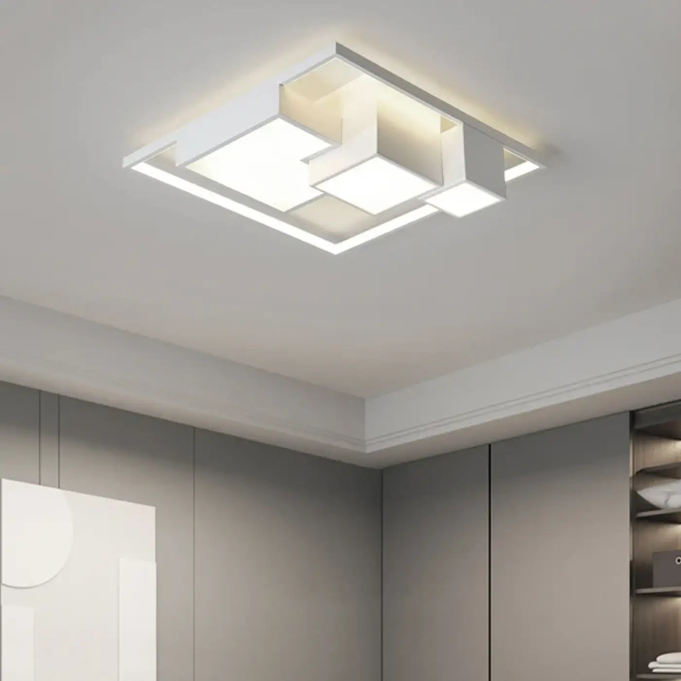 Plafonnier LED Moderne Design Épuré - Dalumea - vue 1