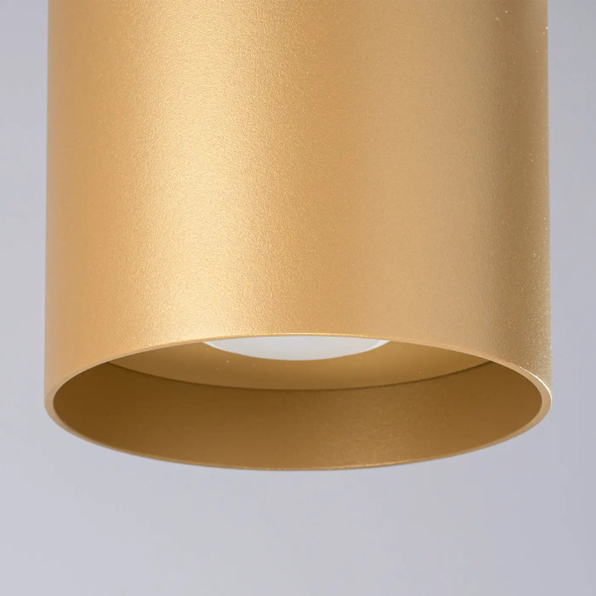 Plafonnier Cylindrique Lisse Doré - Dalumea - vue 3