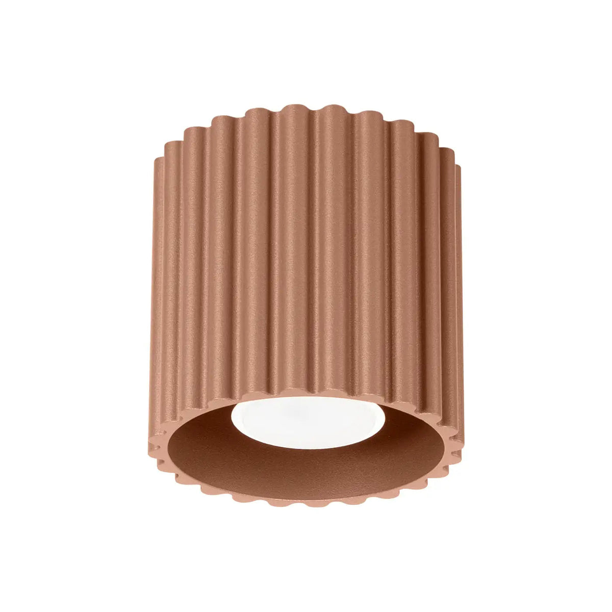 Plafonnier Cylindrique Strié Moka - Dalumea - vue 6