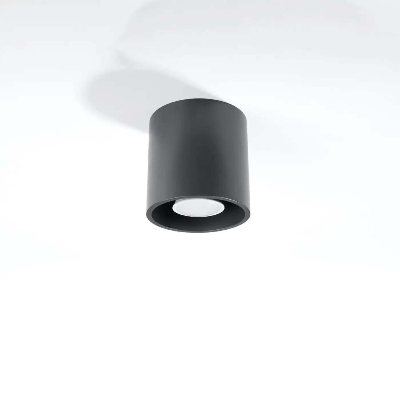 Plafonnier LED Anthracite Cylindre - Dalumea - vue 3