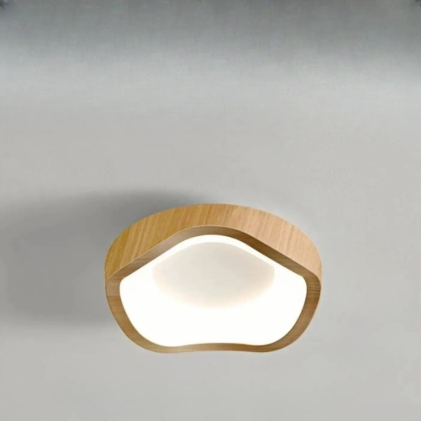 Plafonnier moderne en bois aux lignes inspirees de la nature - bois - Dalumea - vue 14