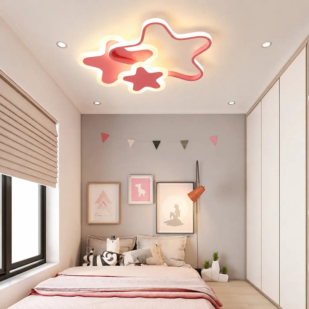 Plafonnier Trois Étoiles Chambre Enfant
